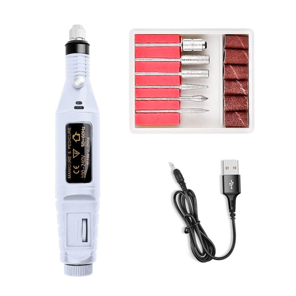 Professional Electric Nail Drill for Acrylic and Gel Nails with Speed Precision Filing