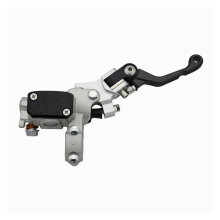 22mm Motorcycle Right Brake Master Cylinder with CNC Folding Lever for KTM EXC SX XC – Black