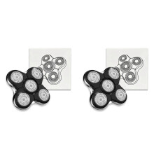 2X Rasierer-Ersatzkopf für Remington Balder Pro Head Shaver XR7000, XR1500, XR1501 Elektrorasierer für kahle Männer