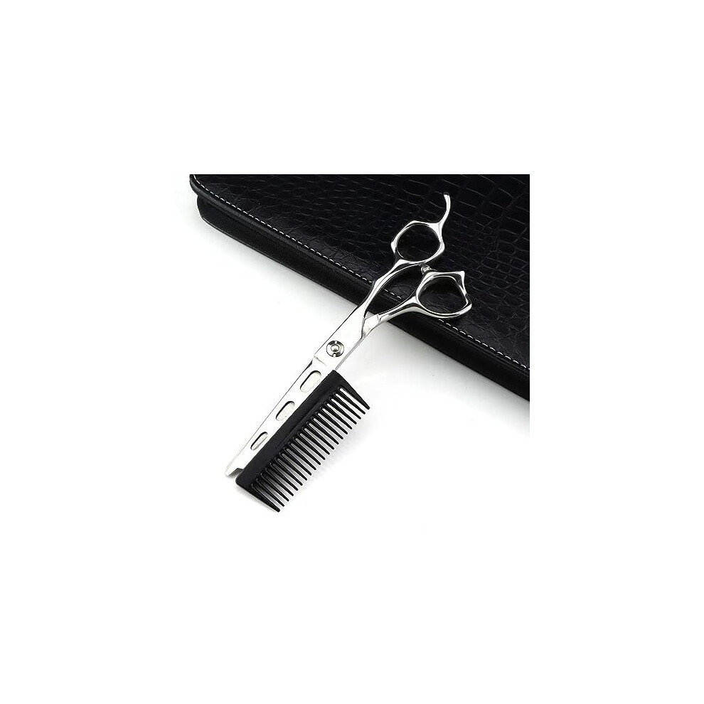 6 Inch JP440c Hair Cutting Scissors with Comb, Professional Barber Shears for Salon and Home Use