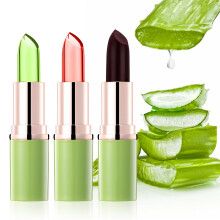 Color Changing Aloe Vera Lipstick Set, TemperatureActivated Long Lasting Moisturizing Lip Tint 3pcs