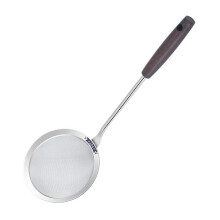 Stainless Steel Slotted Spoon Long Handle Skimmer Ladle for Frying Noodles and Fried Food