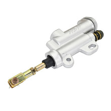 Motorcycle Rear Brake Master Cylinder Hydraulic Pump for Kayo T2 T4 T6 Bosuer BSE M4 M2 K5 250cc ATV Dirt Bike Silver