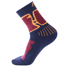 (BLUE,M) Outdoor Socks Merino Wool Socks Terry Bottom Hiking Socks Thickened and Warm in Winter Women's S018