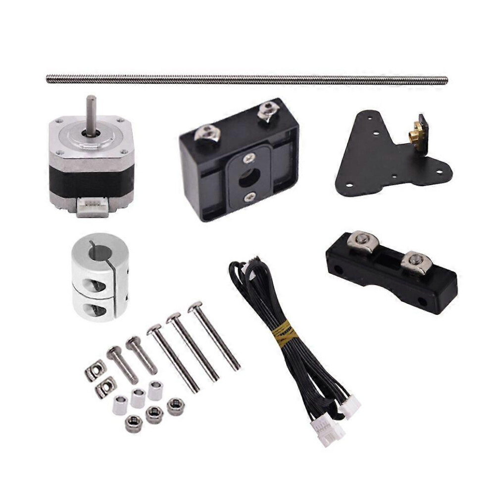 (As Show, Cr10) 3D Printer Dual Z-Axis T8 Lead Screw Upgrade Kit For Ender3 Cr10 With Motor 3364096704110