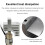 Για Elegoo Centauri Carbon Hotend, 0,2 mm, 0,4 mm, 0,6 mm, 0,8 mm ακροφύσιο από σκληρυμένο χάλυβα 2