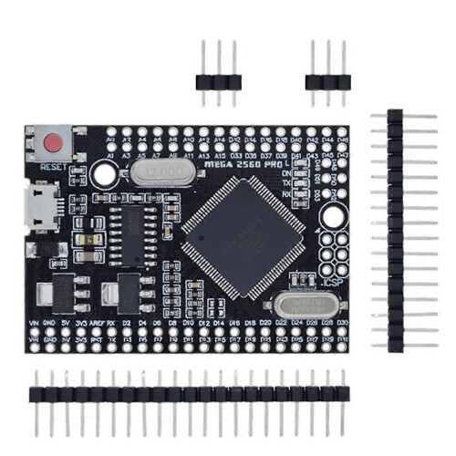 Para MEGA 2560 PRO Embed Chip CH340G/ATMEGA2560-16AU com Pinheaders Macho Compatível para Arduino Mega 1