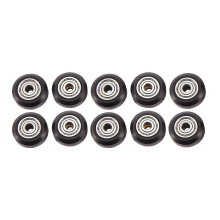10 PCS Kunststoff-Rad-POM mit Lagern Große Modelle Passive Rundrad-Leerlaufrolle Zahnrad für CR10 3