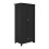 Living And Home Modern Double-Door Wardrobe with Drawer & Hanging Rail, Black 3