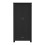 Living And Home Modern Double-Door Wardrobe with Drawer & Hanging Rail, Black 4