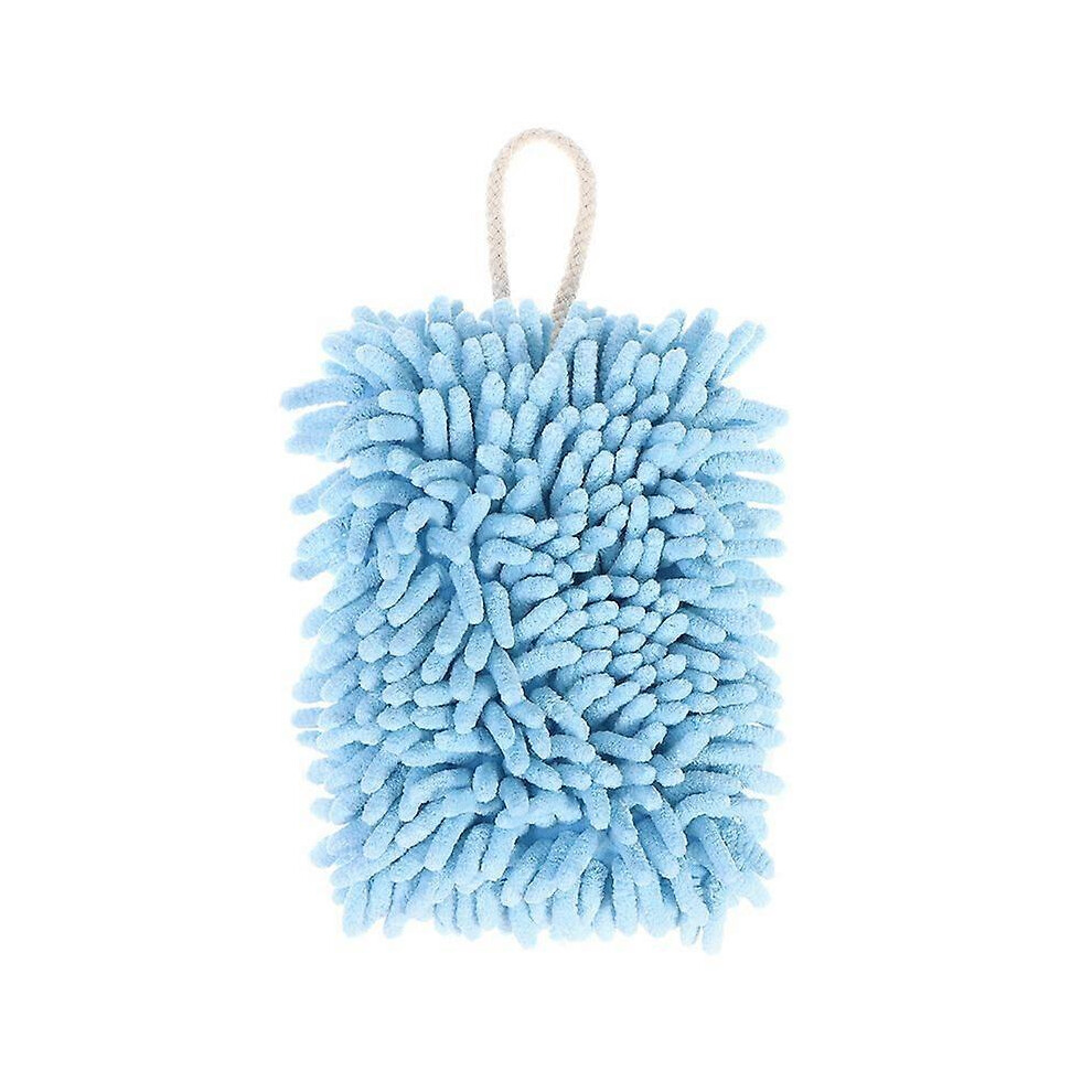 (As Show, Pink) Hand Towels Kitchen Bathroom Hand Towel Ball With Hanging Loop Microfiber Towel 3671082423642