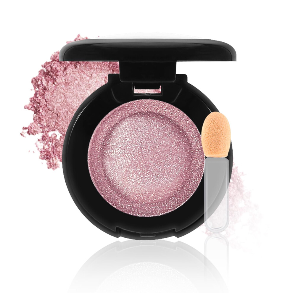 Cream,Purple Waterproof Long Lasting Glitter Eyeshadow, Pigmented Purple Cream Shimmer Powder