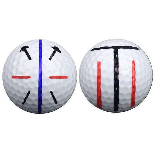 (As show, Orange) Golf Scriber Golf Ball Line Marker Alignment Template Draw Putting Tool Clip 2
