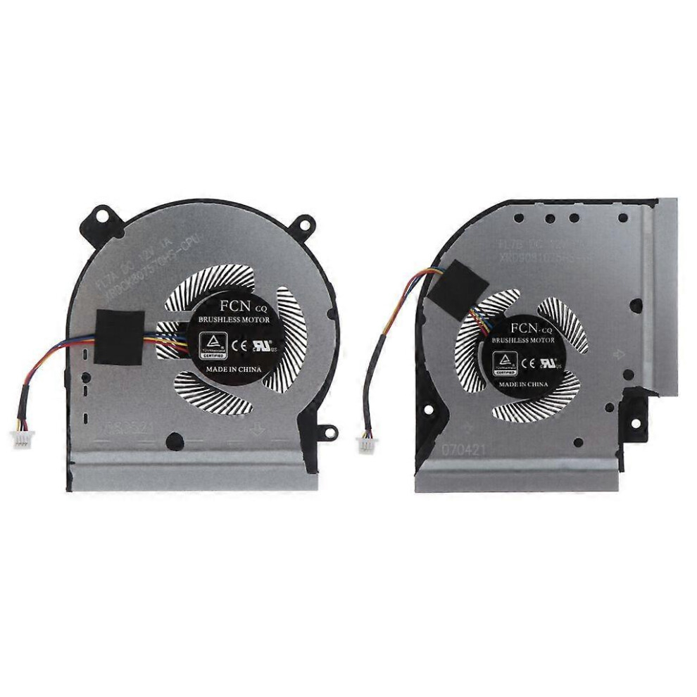 (As Show, Cpu Gpu) Notebook Cpu Cooling Fans Dc12v 1A 4 Pin Gpu Radiator For Asus Rog Strix Gl504 3242242653898