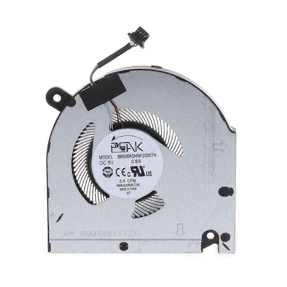(As Show, Cpu) New Cpu Gpu Fan Laptop Cooling Fan 5V 0.6A 4Pin Radiator For Dell Inspiron 15 3364096787908