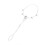 (As show, One size) Rhinestone Anklet Bracelet Beach Barefoot Sandal Anklet Chain Foot Boho Anklet 3