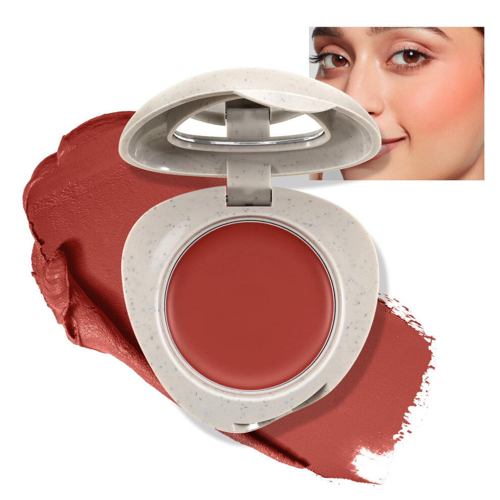 Cream Blush Palette With Buildable Matte Color, Longwear Pigment And Lightweight Formula For Cheeks