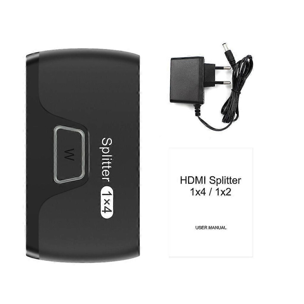 (As Show, Us) Hdmi-Compatible1.4 Splitter Converter 1 In 4 Out 4K 30Hz Support Hdcp 1080P 3242242661954