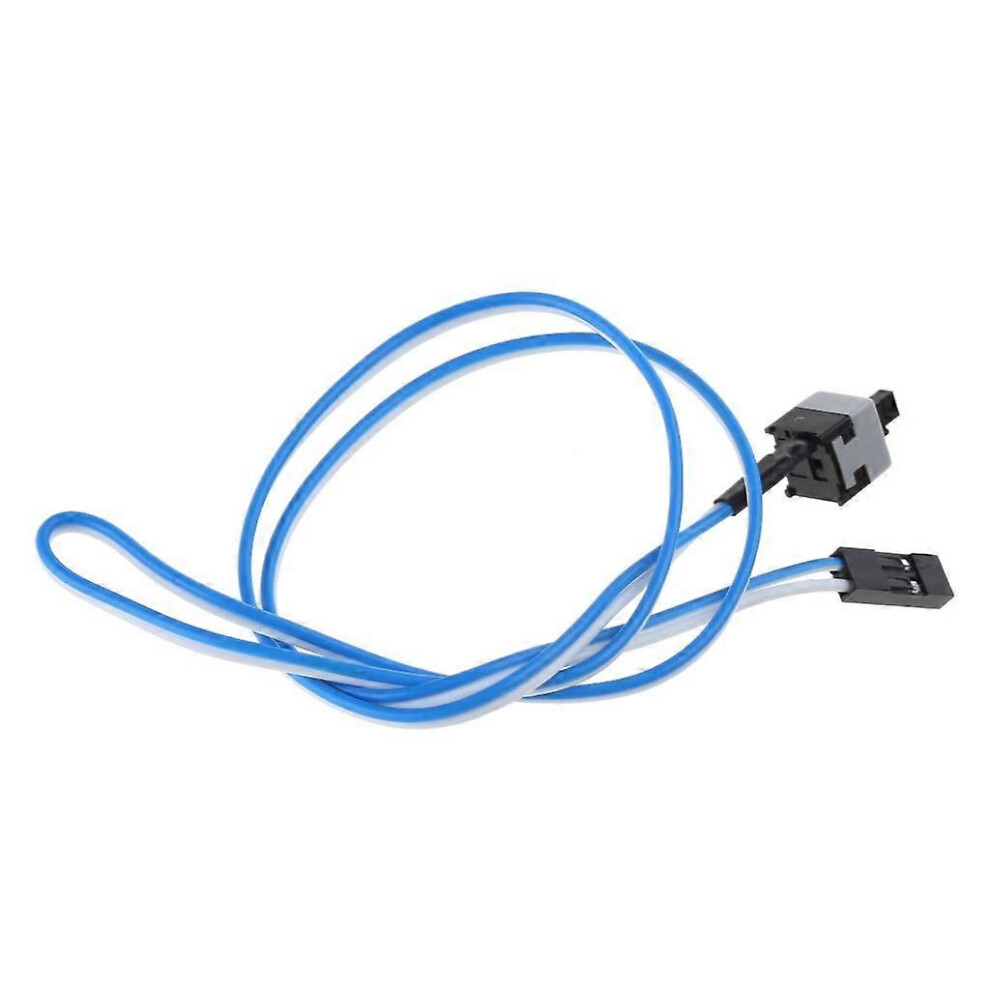 (As Show, One Size) 2Pcs/Set Desktop Pc Motherboard Restart Line Atx Chassis Boot Cable For Computer 5213747810978