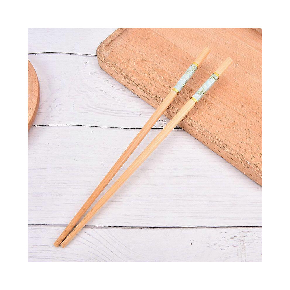 (As Show, Purple) 1Pair Chopsticks Marbling Anti-Skid Chinese Style Chopsticks Kitchen Tableware 3671082401572