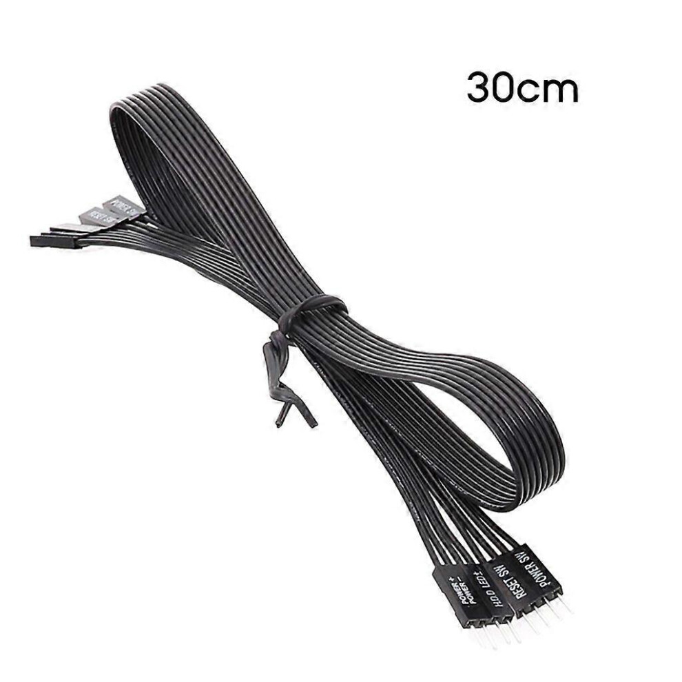 (As Show, 50Cm) For Motherboard Switch Hard Disk Ssd Led/Pled/ Power Reset Sw Extension Cable 5213747877452