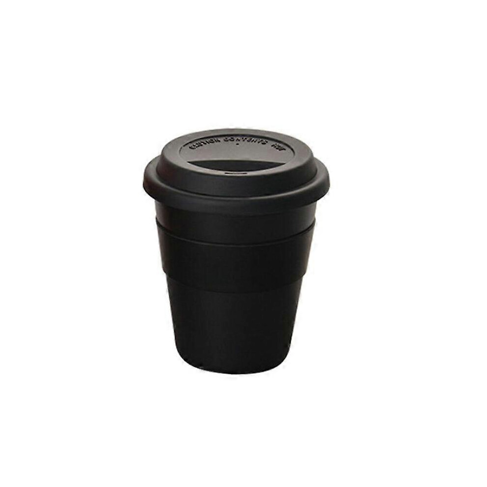 (As Show, Gray) Insulated Retro Travel Mug Plastic Reusable Double Walled Cup Tea Coffee Gift 3671082424700