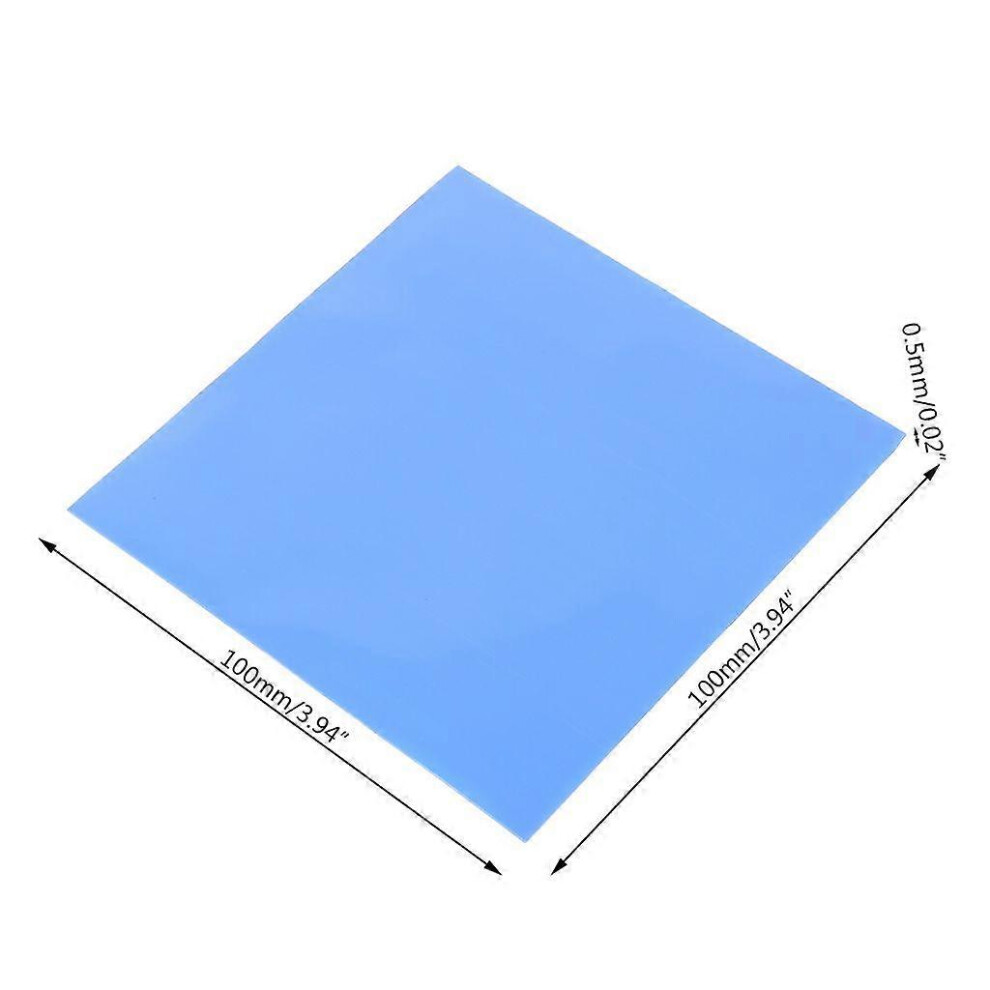 (As Show, B) 100Mmx100mmx0.5mm 1Sheet/100Pcs Thermal Pad Gpu Cpu Heatsink Cooling Conductive 3364096792315