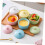2PCS Ceramic Ramekins Oven Safe Small Baking Bowls for Pudding Mousse Steamed Eggs Cakes 3