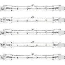 5 Stück 500W R7s linearer Halogenflutlicht, J118, doppelseidige Sicherheitsglühbirne, 118 mm Länge