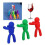 (As show, A) 6Pcs Wine Glass Recognizer Silicone Label Drinking Glass Identification Labels 3