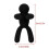 (As show, B) 6Pcs Wine Glass Recognizer Silicone Label Drinking Glass Identification Labels 4