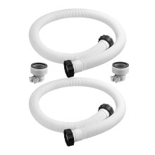 Pool Filter Hose Replacement 1.5 Inch PVC Flexible LeakProof UVResistant for Saltwater Systems