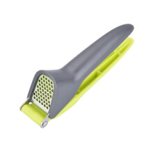Garlic Press with Comfortable Non Slip Handle Stainless Steel Crusher and Slicer for Easy Crushing