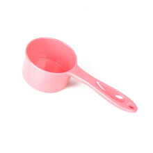 Pet Food Scoop Long Handle Dishwasher Safe Watermelon Red Dog and Cat Feeding Accessory