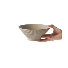 Large Ceramic Soup and Noodle Bowl Set of 3, Stackable Serving Bowls for Ramen, Rice and Salads