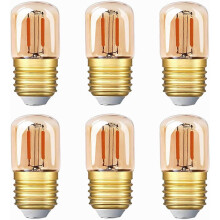 Mini-röhrenförmige LED-Glühbirne, 1W T28 Edison LED-Glühfadenglühbirne E27 Schraubsockel 2200K