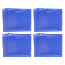 4St Blauwe Rubberen Antislip Trapladder Voetenbeschermers Voor Thuis