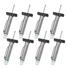 8Stk Reifenprofiltiefenprüfer Auto Reifen Meter Silber Tragbar ABS