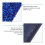 Blauwe Kunstleer Sheets Voor DIY Accessoires En Creatief Knutselen 5
