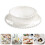 Kitchen Ceramic Tableware Dessert Plate Dessert Bowl Food Serving Bowl 2
