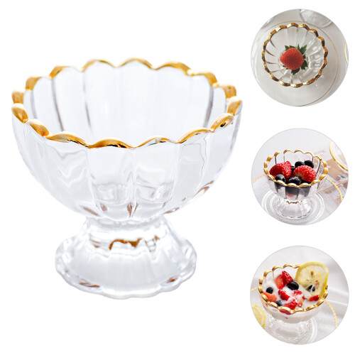 Dessertbecher Mit Blumenmuster Eisglas Für Puddingeisbecher 1