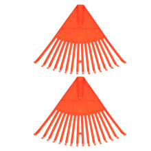 2St Hand Hark Tuin Gereedschap Plastic Oranje Voor Bladeren En Planten