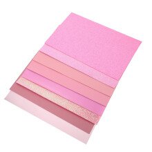 8 Vellen Roze Lederen Ambachten Pu Lederen Handtas