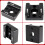 1Set Aluminium Cold Shoe Bracket Adapter Zwart Voor Camera Accessoires 8
