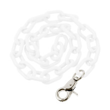 1St Acryl Ketting Voor Broek Wit Punk Stijl Body Chain Voor Jeans