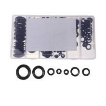 200St Zwarte Rubber Eyelet Ring Dichtingen Voor Auto Kabelbescherming