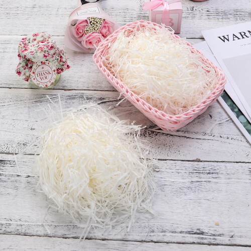 Graspapier Voor Cadeau Graszijde Witte Raffia 1