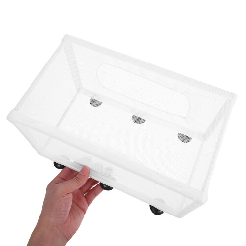 Aquarium Visnetbox Assortikleur Polyester Net En Zuignappen 2