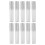 10Stk Leere Lippenstift Silber Und Wiederverwendbar 1