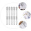 10Stk Leere Lippenstift Silber Und Wiederverwendbar 9